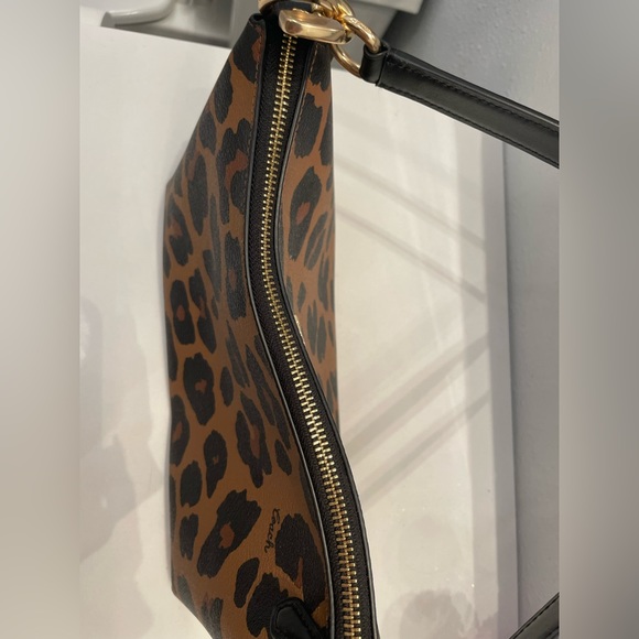 Coach Cheetah Print Mini Purse with crossbody strap - Picture 7 of 8